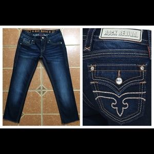 ROCK REVIVAL Alivia Skinny Cropped Jeans